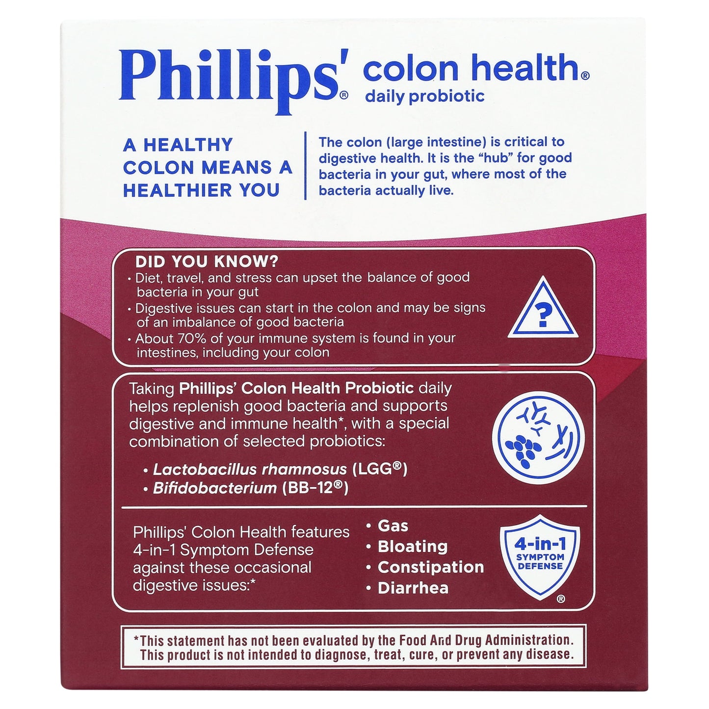 Colon Health Probiotic Supplement (90 Count)