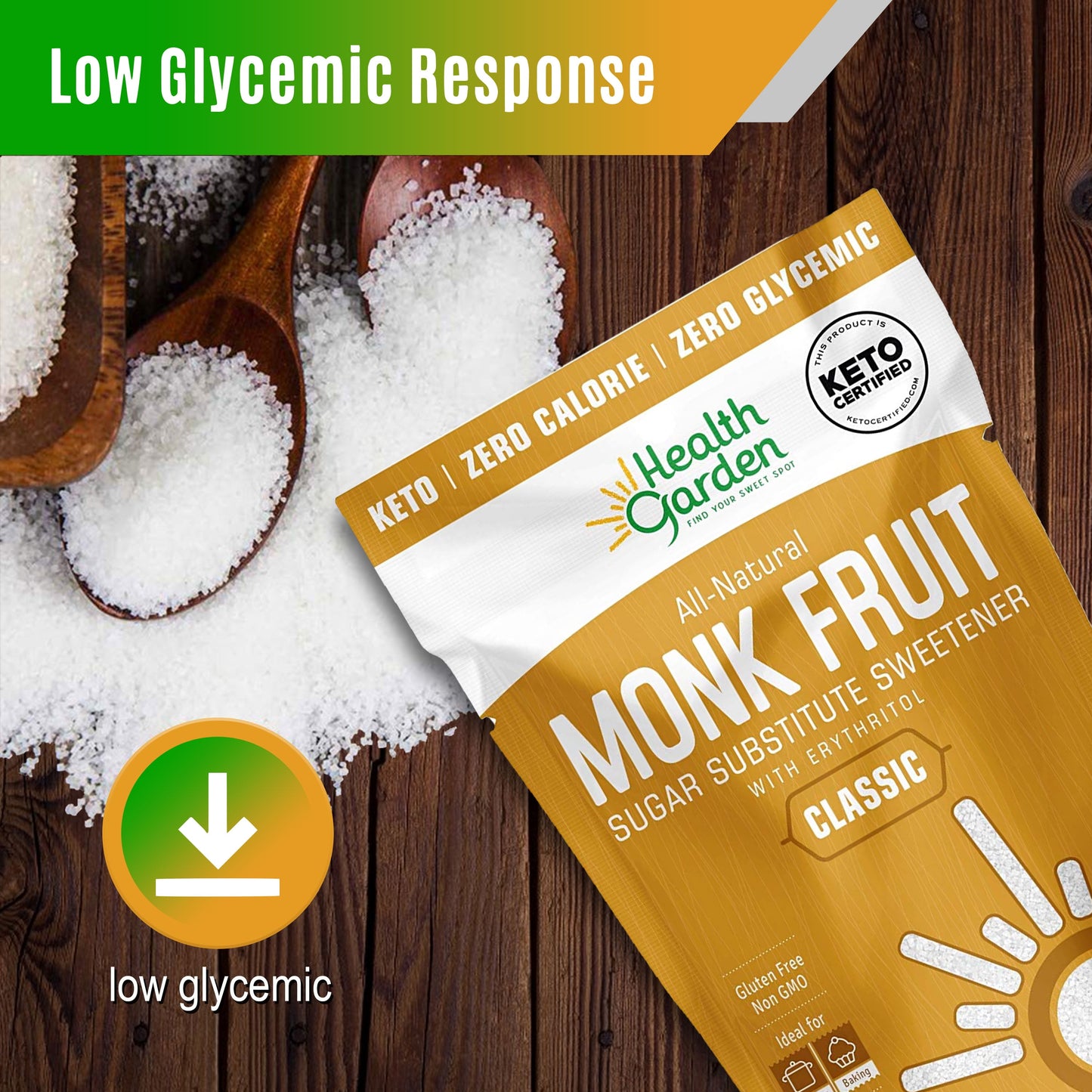 Classic Monk Fruit Sweetener, 16 Oz