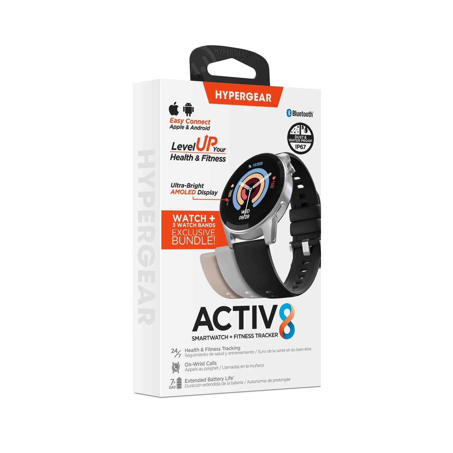 Hypergear Smartwatch + Fitness Tracker