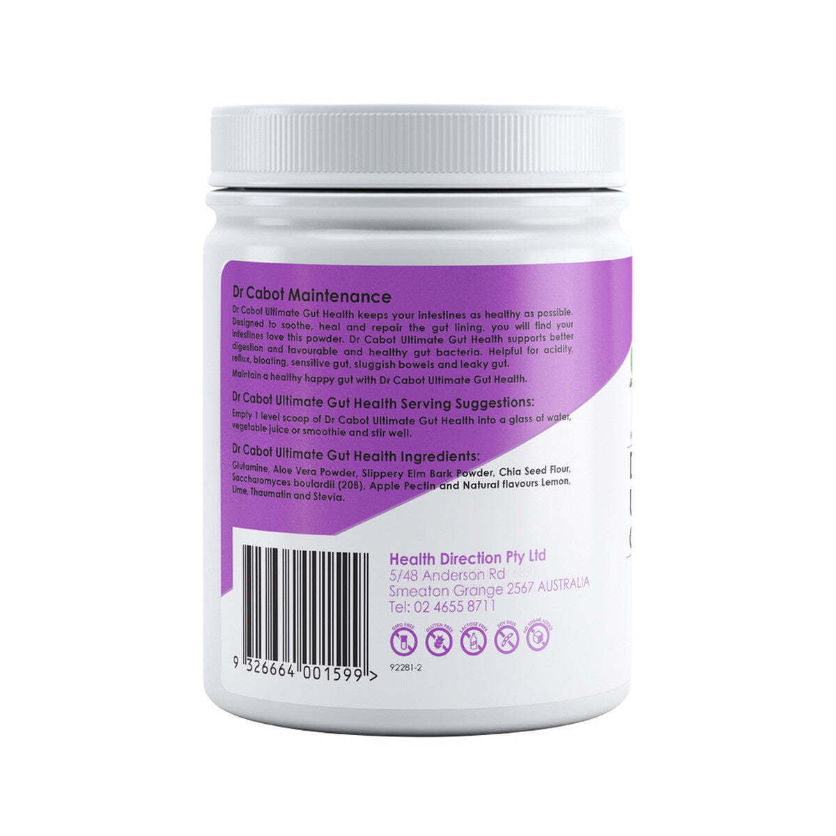 Cabot Health Dr Cabot Ultimate Gut Health 250G