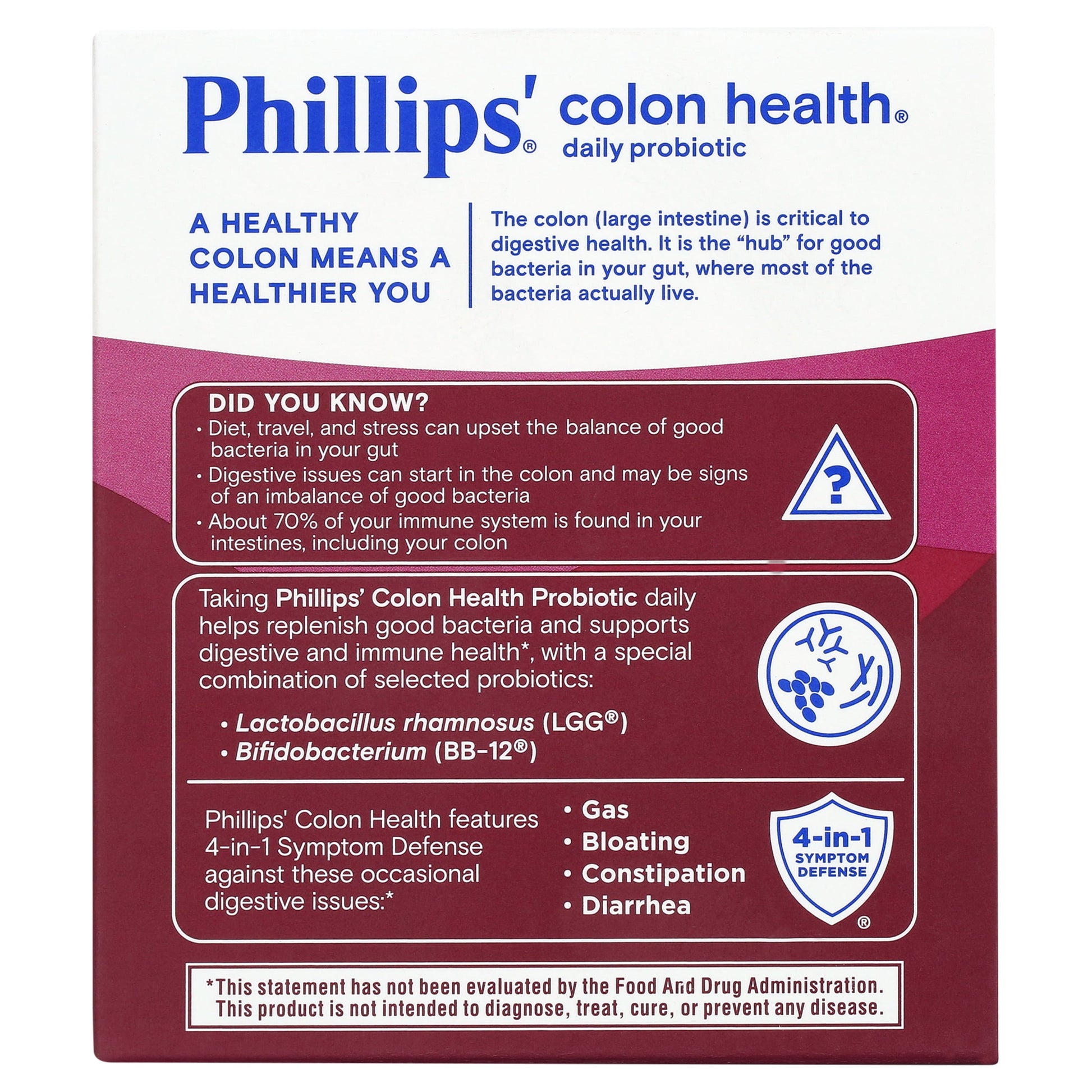 Colon Health Probiotic Supplement (90 Count)