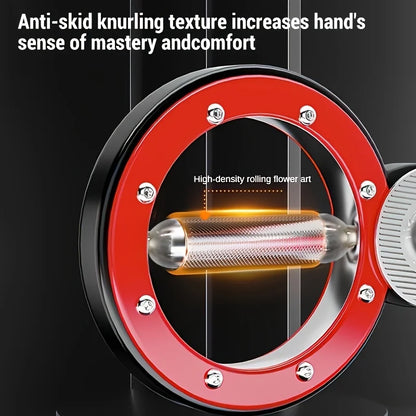 Adjustable Boxing Speed Arm Trainer – Home Gym Wrist & Arm Strengthener with Flywheel Resistance – Multi-Functional Combat Training Tool for Boxing, MMA, Fitness (Black/Red)