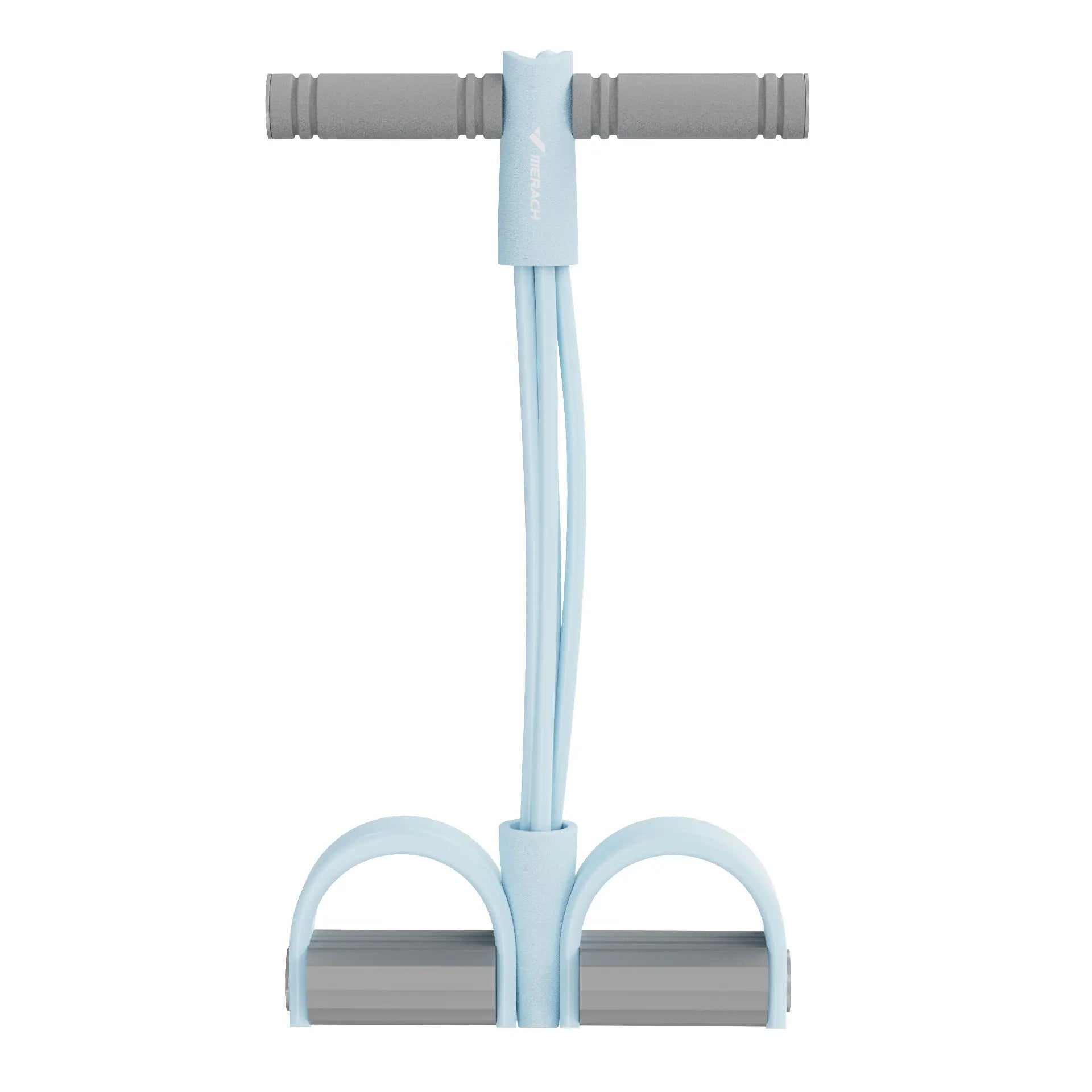 Merach Multifunction Pedal Resistance Band, Elastic Pull Rope Fitness, Full-Body Workout at Home Gym, Exercise Sit-Up, Yoga, Abdominal Training