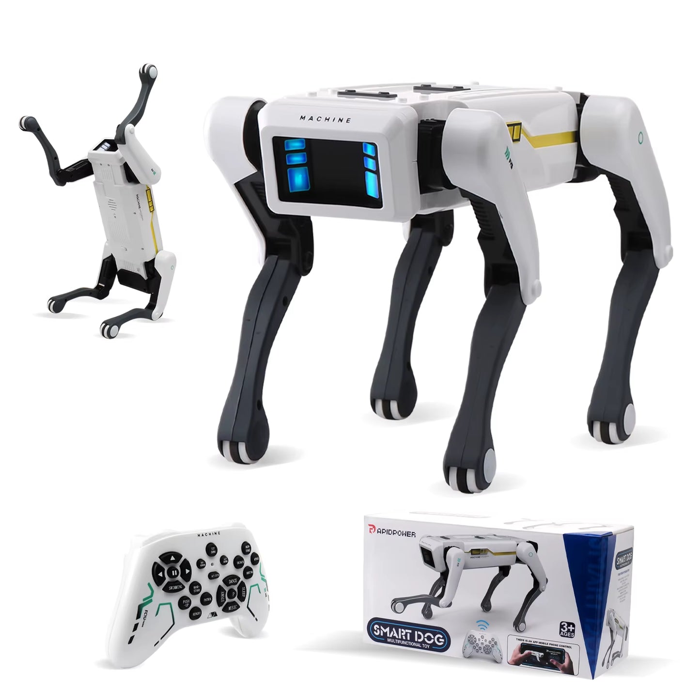 Intelligent AI RC Robot Dog Voice Dialogue APP Remote Control Programming Singing Dancing Machine Dog Kids Toys