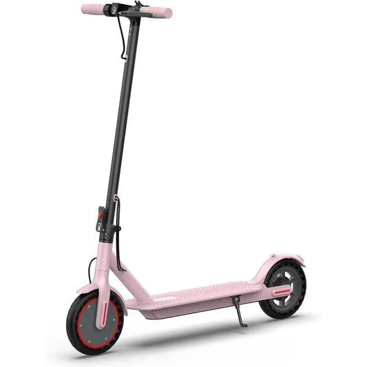 Portable Electric Scooter for Adults - 350W Motor, 8.5" Tires, Speeds up to 19 MPH, Lightweight and Foldable, Perfect for Women and Holiday Gifts