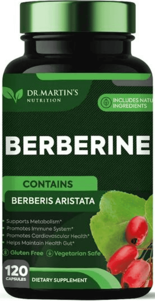 Blood Sugar Support | 1200Mg Berberine Supplement | for Glucose Metabolism, Gut & Liver Health | Weight Management, Immune System & Cardiovascular Health 120 Capsules