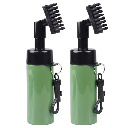 1/2Pcs Golf Club Cleaner Groove Tube Golf Brush Golf Club Brush with Leakproof Reservoir Tube Squeeze Bottle for Easy Cleaning