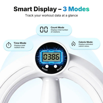 Merach 360° Rotating Wrist and Forearm Trainer - Upper Body Strengthening Tool for Arms, Shoulders, and Chest - Portable Fitness Equipment for Home and Gym Use