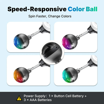 Merach 360° Rotating Wrist and Forearm Trainer - Upper Body Strengthening Tool for Arms, Shoulders, and Chest - Portable Fitness Equipment for Home and Gym Use