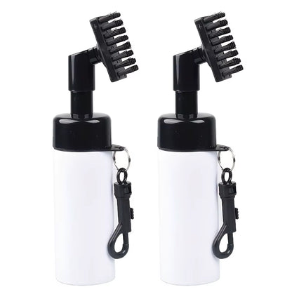1/2Pcs Golf Club Cleaner Groove Tube Golf Brush Golf Club Brush with Leakproof Reservoir Tube Squeeze Bottle for Easy Cleaning