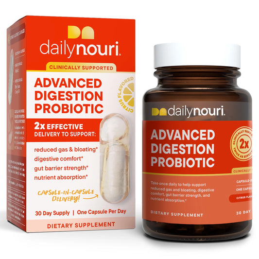 Digestive Health Probiotic with Omega for Digestion, Immune, and Brain Health, 30 Day Supply